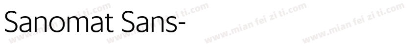Sanomat Sans字体转换